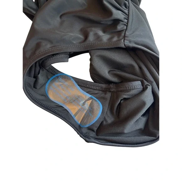 DKNY Halter One Piece Swimsuit Tummy Control Removable Cups Medium - Picture 5 of 5